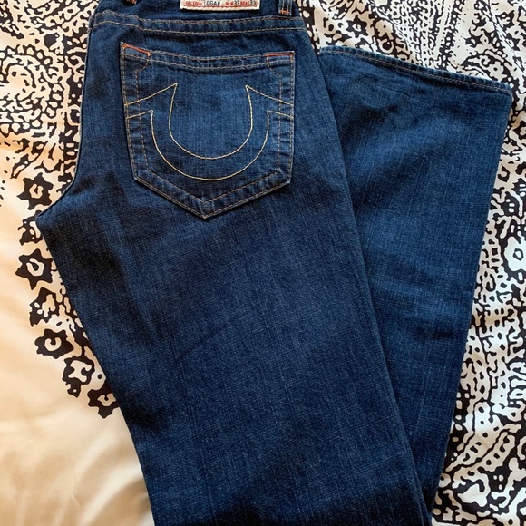 NWOT True Religion Authentic Logan Straight Jeans - Picture 2 of 5